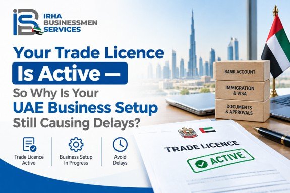 /trade-licence-active-uae-business-setup-delays 2 Trade licence active but UAE business setup delayed due to bank account, visa and document approvals