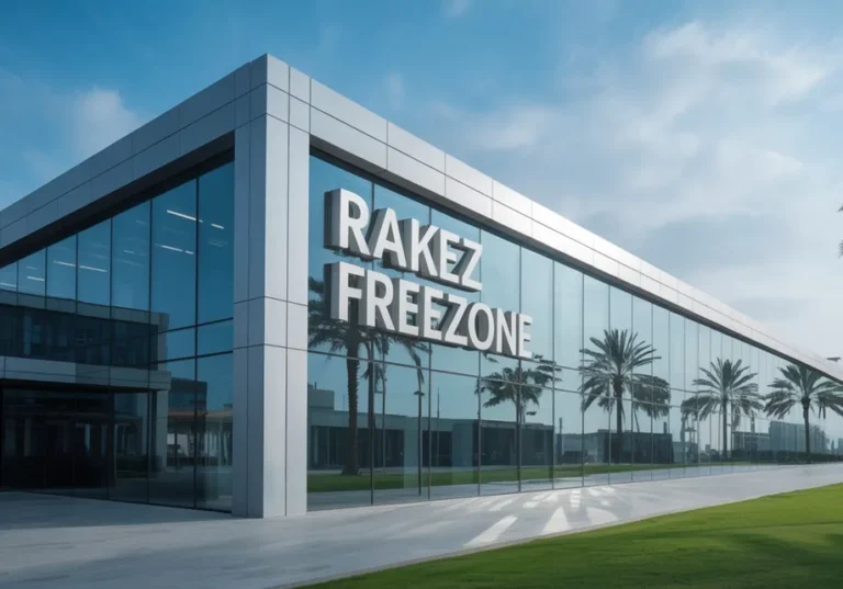 RAKEZ Free Zone building in Ras Al Khaimah, UAE